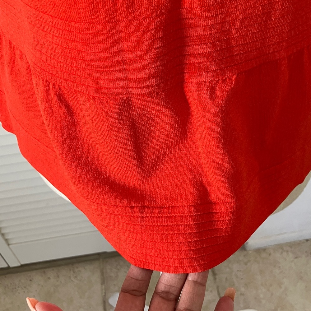 Daniel Cremieux Orange Knit Women's Top size Small great‎ quality - Picture 4 of 6